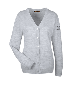 Harriton Ladies' Pilbloc™ V-Neck Button Cardigan Sweater