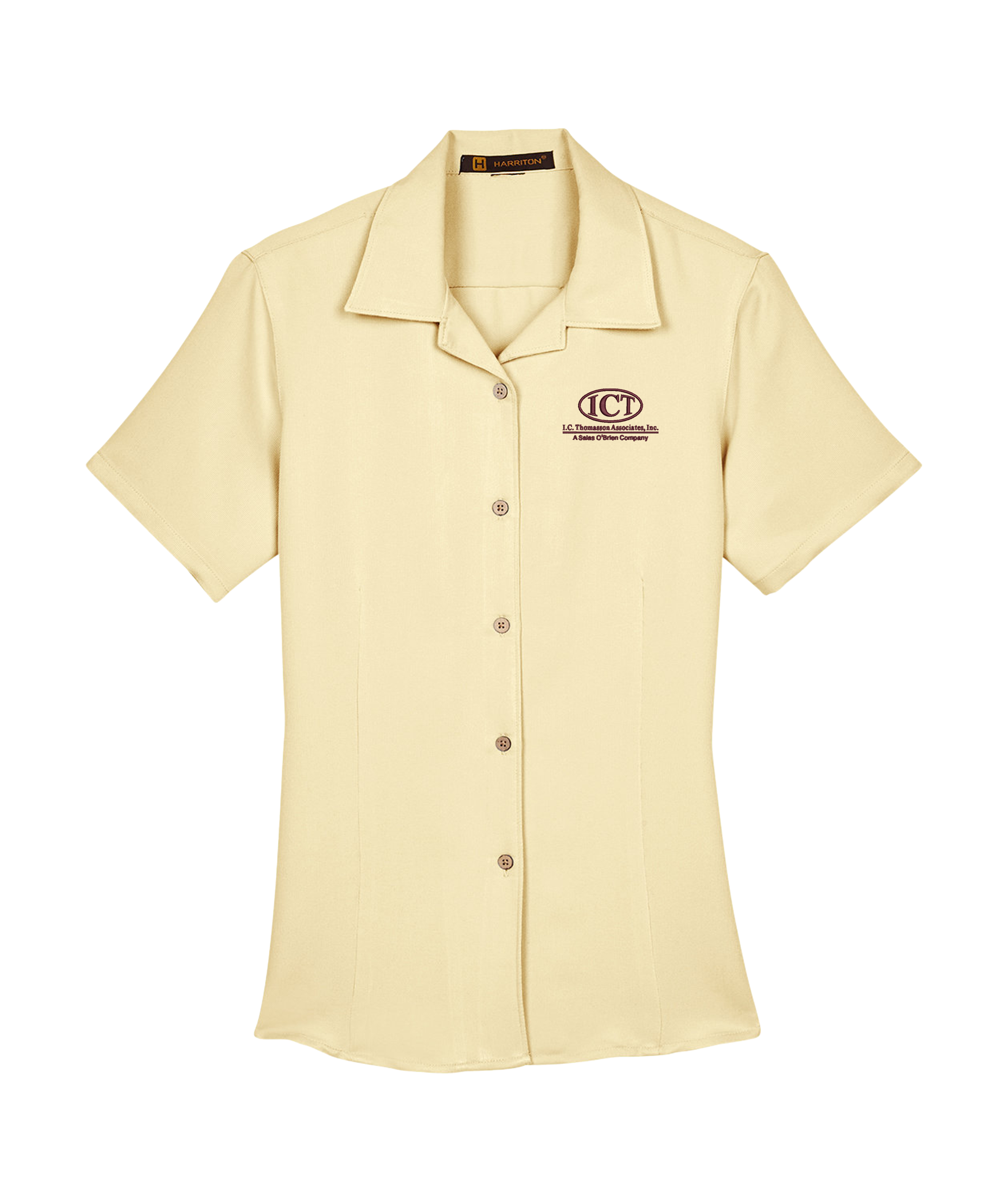 Harriton Ladies' Bahama Cord Camp Shirt