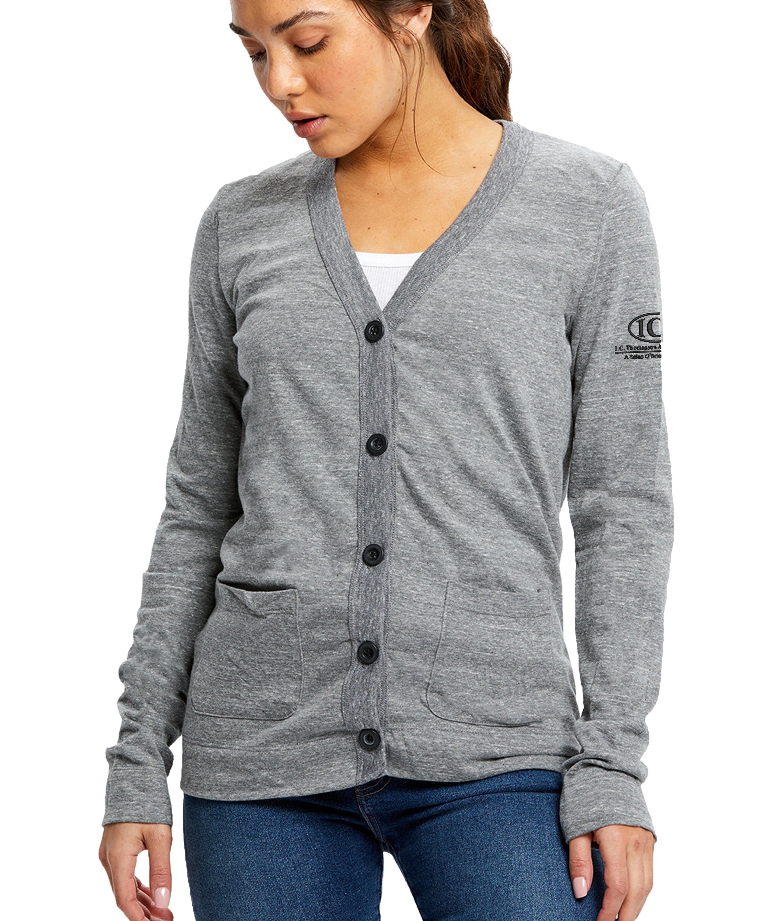 Ladies' 4.9 oz. Long-Sleeve Cardigan