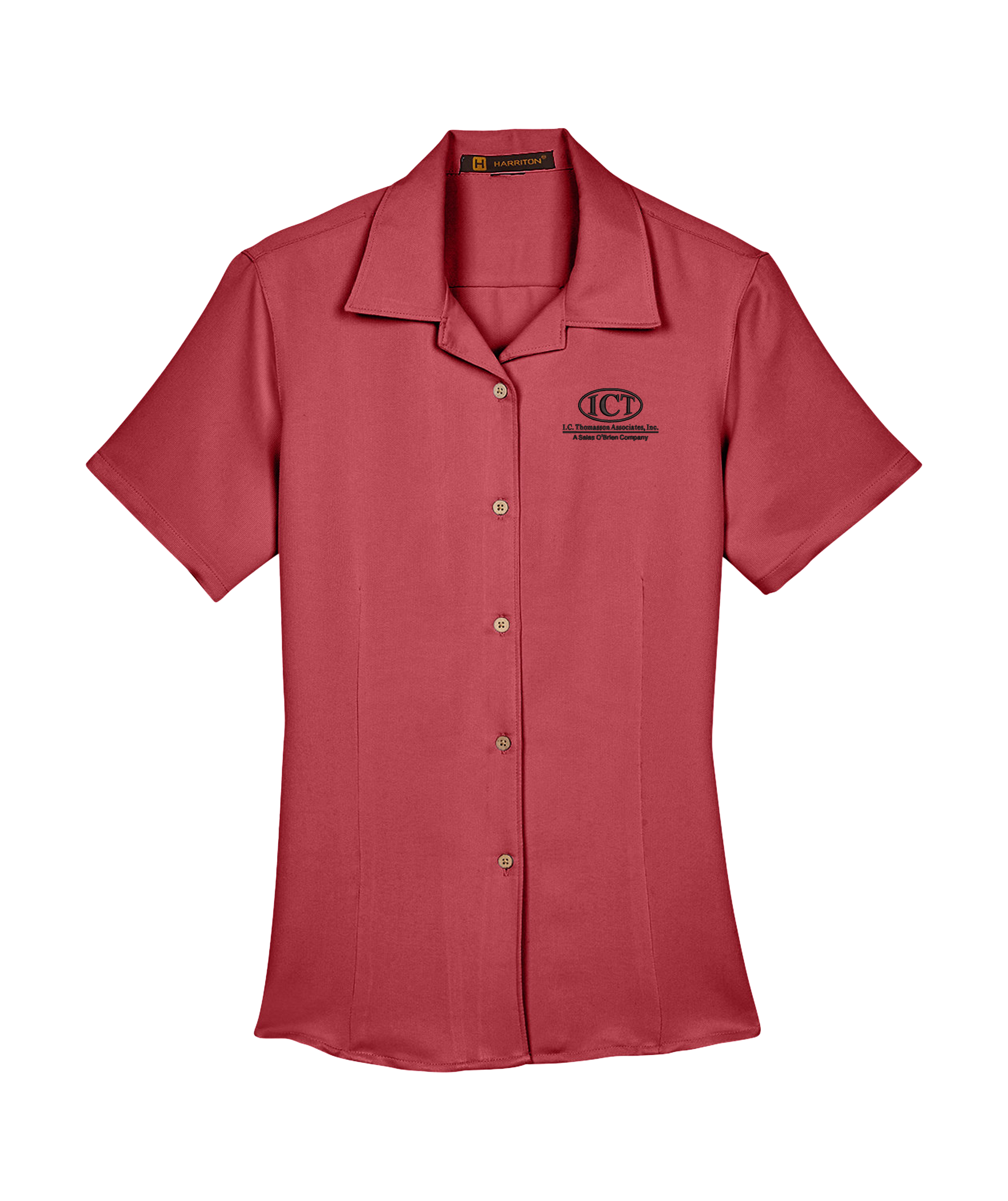 Harriton Ladies' Bahama Cord Camp Shirt